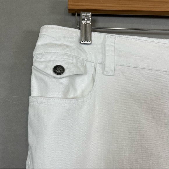 Chico's Platinum White Denim Jeans - Picture 3 of 16